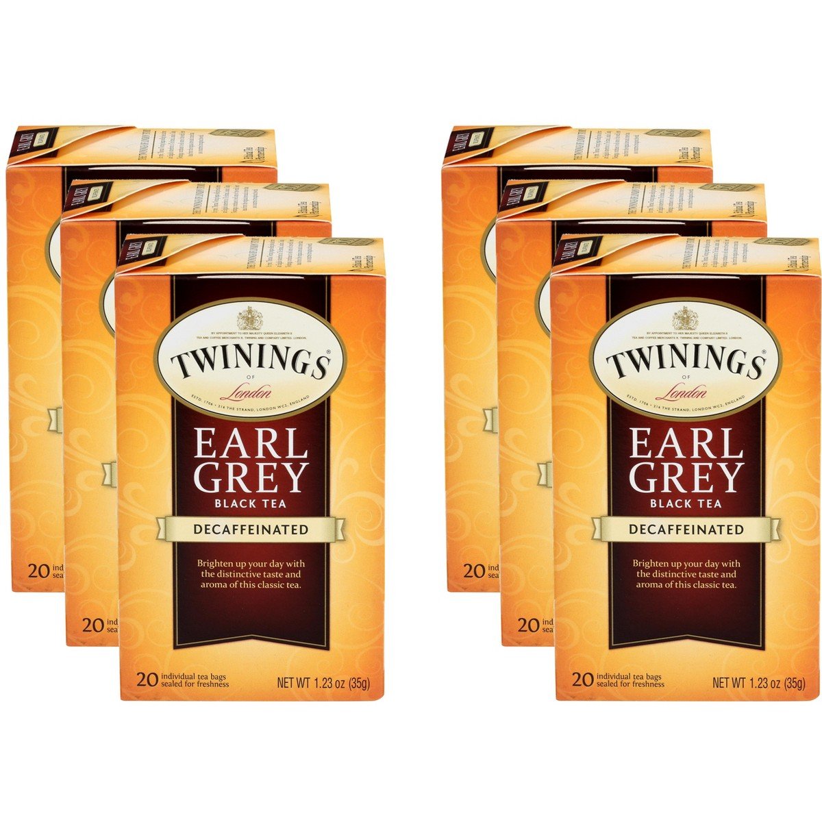 GUEST_00caa215-e505-47d6-a6b4-4a8456dd04b0.jpg Twinings Earl Grey Decaf Black Tea - Case Of 6 - 20 Bags - Image 1