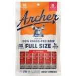 Archer Jerky Classic Beef Meat Sticks - 9g Protein - 8oz/8ct