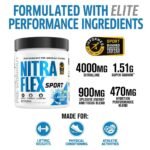 GAT SPORT NITRAFLEX SPORT, Blue Raspberry, 10.9 oz (20 Servings) - Image 3