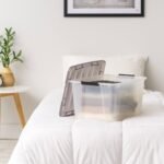IRIS 40qt Stack and Pull Plastic Storage Bin: Clear, Portable, Nesting, Lidded, Snap Closure, Universal Storage - Image 3