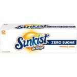 Sunkist Zero Sugar Orange Soda - 12PK/12 fl oz Cans - Image 3