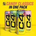 C4 Performance Candy Variety Pack Zero Sugar Energy Drinks, 12 fl oz , 12 pack: Caffeinated - Image 3