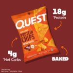 Quest Nutrition Tortilla Style Protein Chips - Nacho - 4pk/1.1oz: High Protein, Chip Variety Packs, Ready to Eat - Image 4