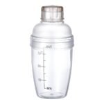Unique Bargains Removable Plastic Boba Tea Cocktail Shakers with Scale 11oz