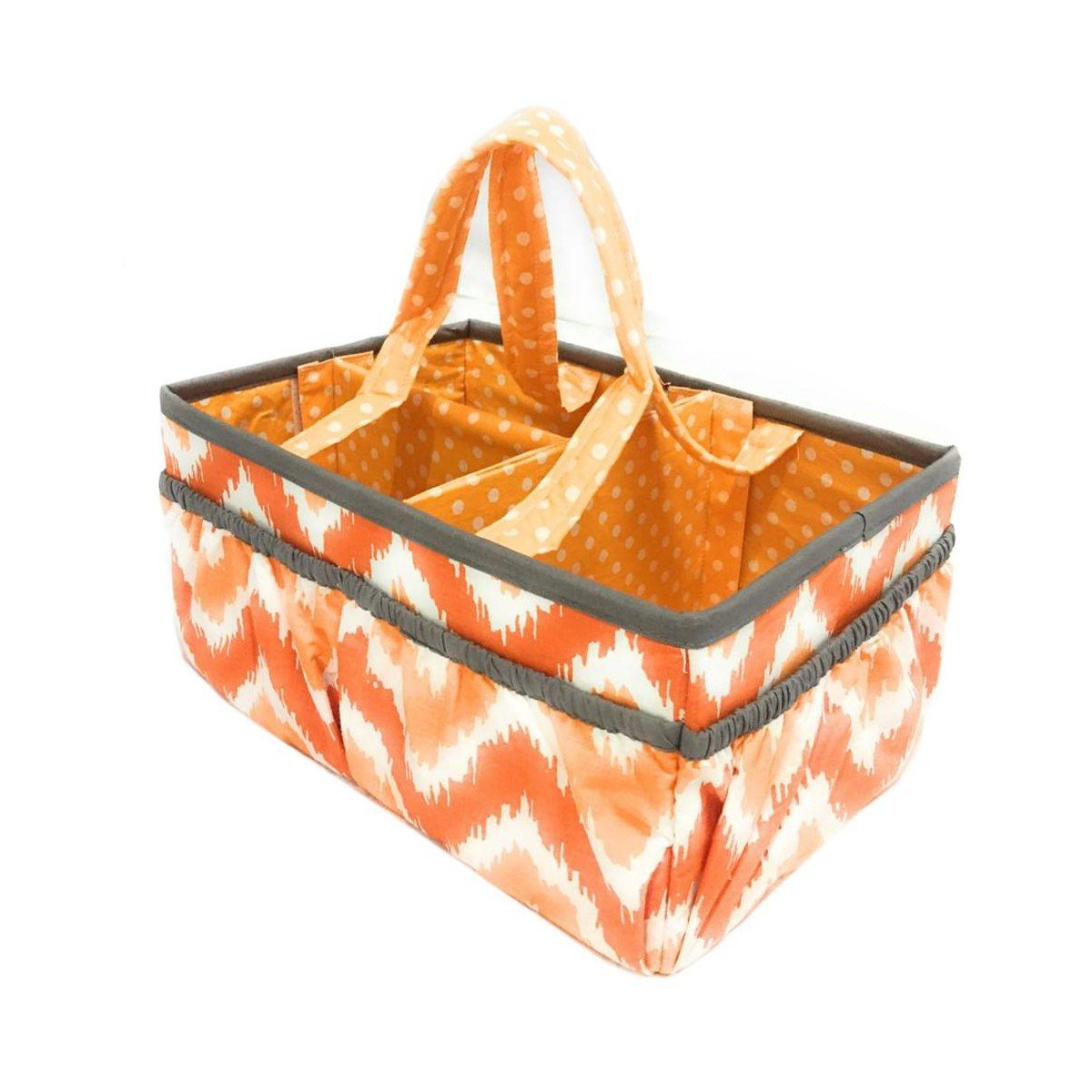 GUEST_04fe22b4-e969-4330-81d9-71282c9dee9a.jpg Bacati - Mix N Match Orange Storage Caddy - Image 1