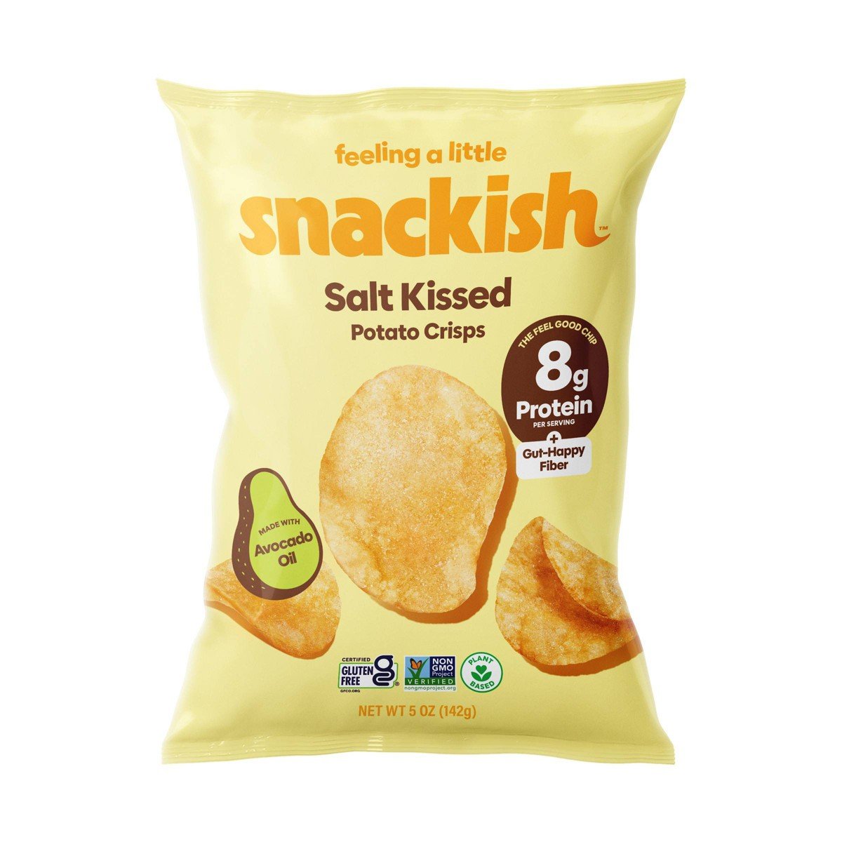 GUEST_05d39b97-cfb3-449c-ad6f-384df2620533.jpg Snackish Salt Kissed 8g Protein Potato Chips - 5oz - Image 1