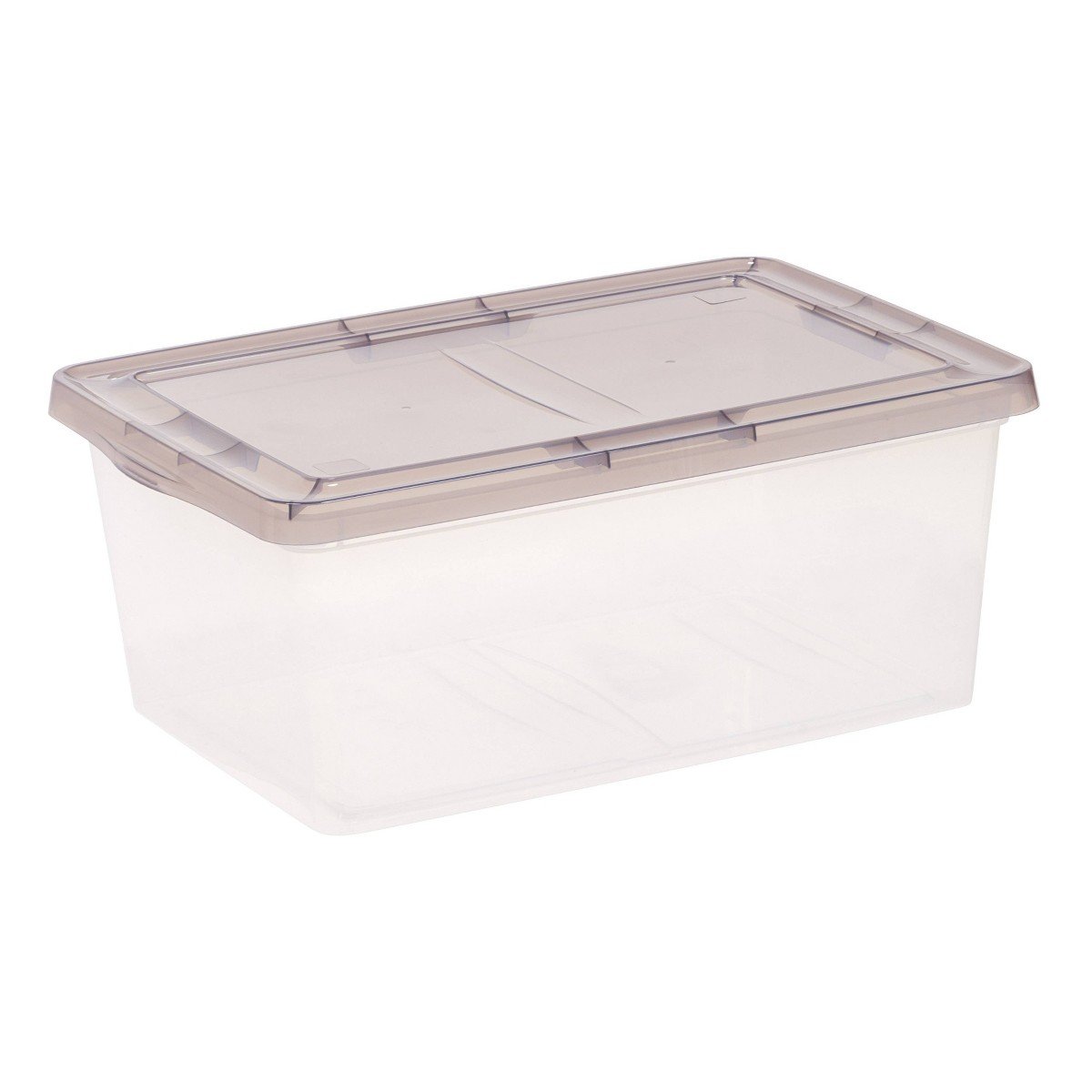 GUEST_065aa978-4efb-41ed-af3b-e6b774b4b7ab.jpg IRIS 17qt Snap Top Plastic Storage Bin: Clear, Stackable & Portable Utility Storage Tubs with Lid, 17.5"x12"x7" - Image 1