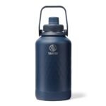 Takeya Sport 64 oz Triple-Insulated Stainless Steel Water Bottle, Spout Lid – Leakproof, Sweatproof, Keeps Drinks Cold 36 Hrs, Hot 14 Hrs – Indigo