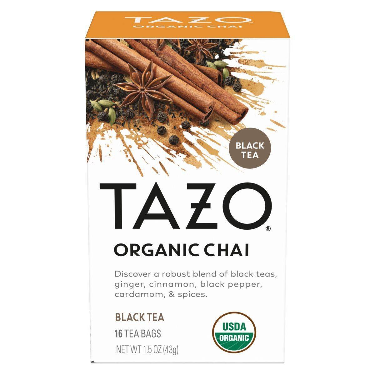 GUEST_0770a517-1d97-4983-95be-992150755493.jpg Tazo Organic Chai Black Tea - 16ct - Image 1