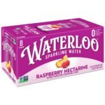 Waterloo Raspberry Nectarine Sparkling Water - 8pk/12 fl oz Cans: Non-Caffeinated
