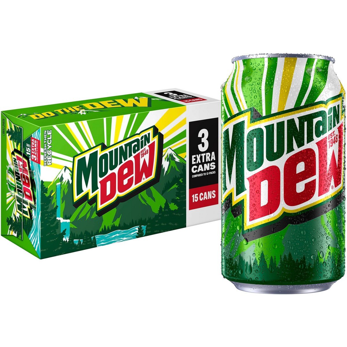 GUEST_080186ea-3c53-4838-8431-882c26274ef2.jpg Mountain Dew - 15pk/12 fl oz Cans - Image 1