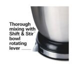 Hamilton Beach 4qt Hand/Stand Mixer 64640: 6-Speed Kitchen Mixer, Stainless Steel Bowl, Dishwasher-Safe Parts, 290W - Image 5
