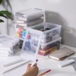 Summit Adventure 6 Packs Small Storage Bins with Lids 3.2 QT Plastic Storage Containers for Organizing Stackable Clear Storage Boxes - Image 4