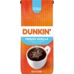 Dunkin' Donuts French Vanilla Flavored Medium Roast Ground Coffee - 12oz