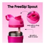 Owala 24 fl oz Stainless Steel FreeSip Water Bottle - Read My Lips - Image 2