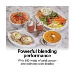 Hamilton Beach Multiblend System with 4 Shatterproof Jars Black and Stainless 52400: Smoothie & Milkshake Blender, 250W - Image 5