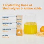 NativePath Hydrate Electrolyte Stick Packs - Zero Sugar with 2,000mg BCAAs, Tangerine, 30 Servings - Image 5