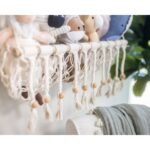 Crane Baby Hanging Storage Decor - Willow: Cotton, Wood, Rectangle, Wall-Mounted - Image 6