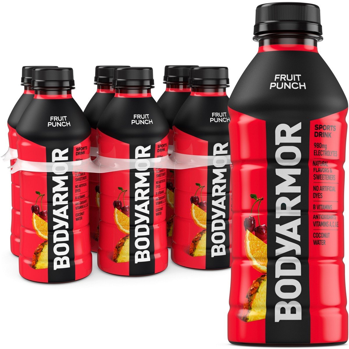 GUEST_0bb32f2d-33c2-49df-bcf1-e9bb87e42fe1.jpg BODYARMOR Fruit Punch Sports Drink - 6pk/20 fl oz Bottles: Non-Caffeinated, Gluten-Free - Image 1
