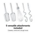 Hamilton Beach 4qt Hand/Stand Mixer 64640: 6-Speed Kitchen Mixer, Stainless Steel Bowl, Dishwasher-Safe Parts, 290W - Image 6