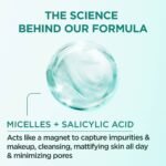 Garnier Salicylic Acid Purifying Makeup Remover Micellar Water and Facial Cleanser - 23.7 fl oz: Oil-Free, No Fragrance Added, Suitable for Normal - Image 4