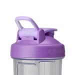 BlenderBottle 24 fl oz Plastic Pro24 Shaker Bottle Clear/Purple: Odor-Resistant, BPA-Free, Leakproof - Image 4
