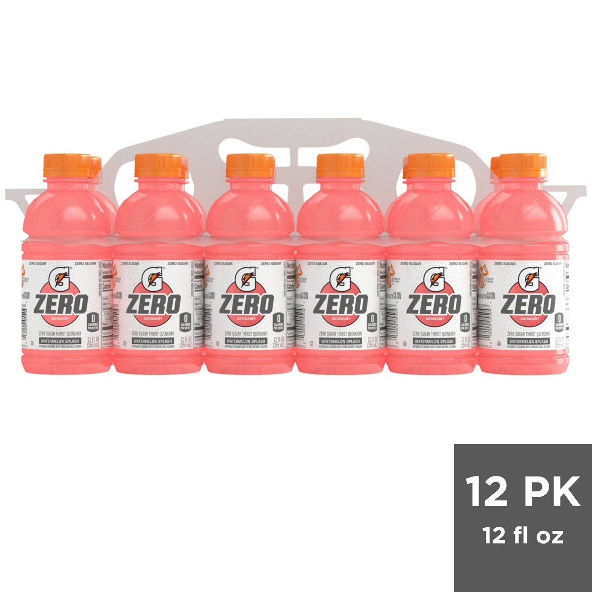 GUEST_0ca25a12-cb18-44df-951d-449ab10b764c.jpg Gatorade G Zero Watermelon Splash Sports Drink - 12pk/12 fl oz Bottles: Sugar-Free, Non-Caffeinated - Image 1
