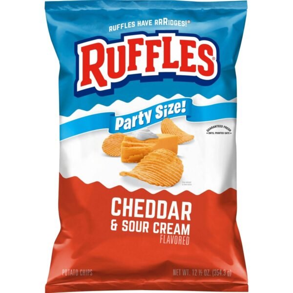 Ruffles Cheddar And Sour Cream Potato Chips - 12.5oz