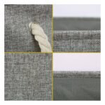 PiccoCasa Household Linen Storage Clothes Container Gray S Size - Image 4