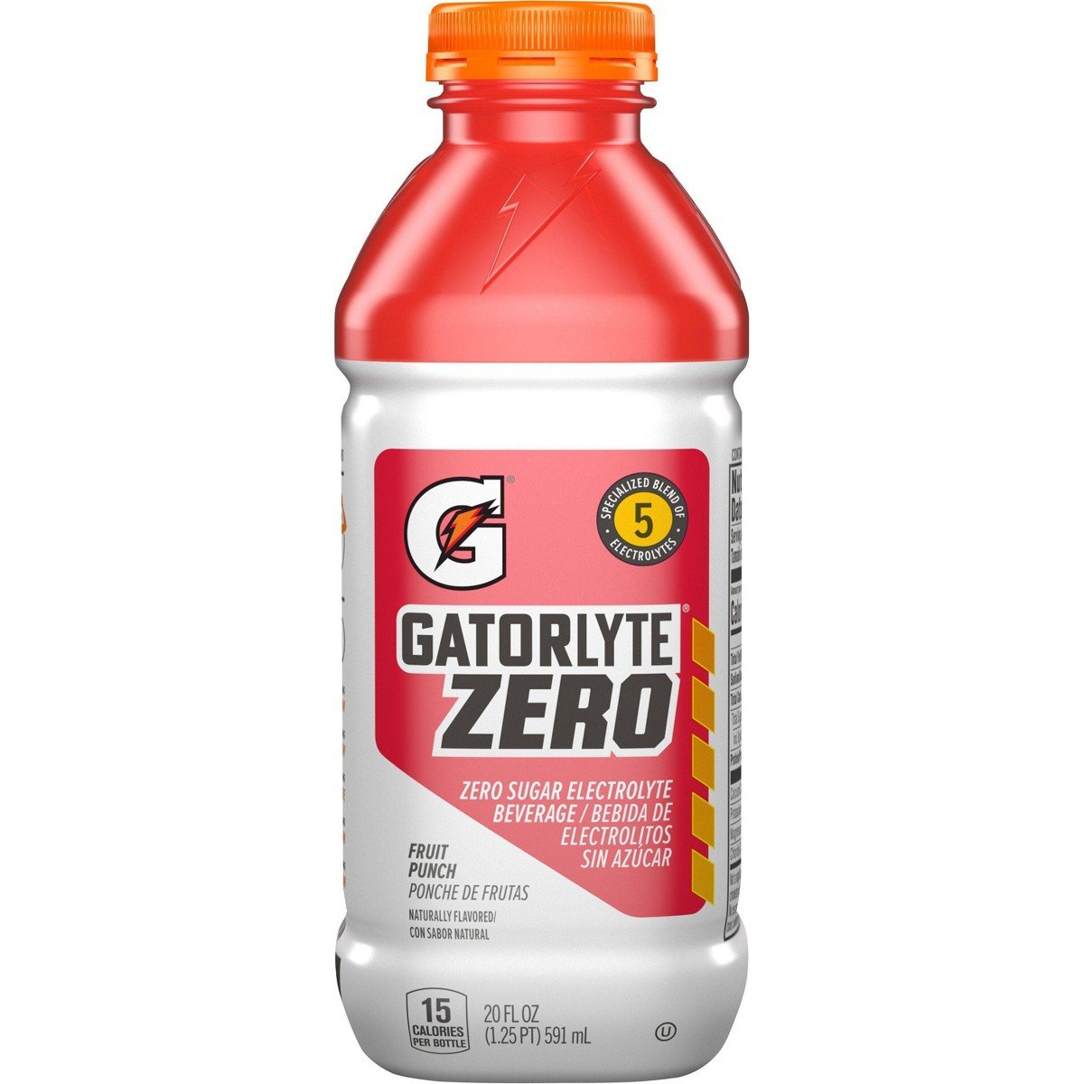 GUEST_0d74cce9-af54-4469-84fe-b88b6be91df9.jpg Gatorade Gatorlyte Zero Fruit Punch Sports Drink - 20 fl oz Bottle: Non-Caffeinated - Image 1