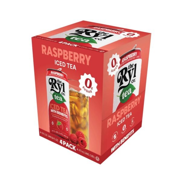 Ryl Tea Raspberry - 4pk/64 fl oz