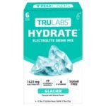 TruLabs Hydrate Sports Drink - Glacier Freeze - 0.78oz/6ct: Non-Caffeinated, Powdered