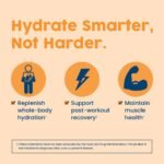 NativePath Hydrate Electrolyte Stick Packs - Zero Sugar with 2,000mg BCAAs, Tangerine, 30 Servings - Image 4