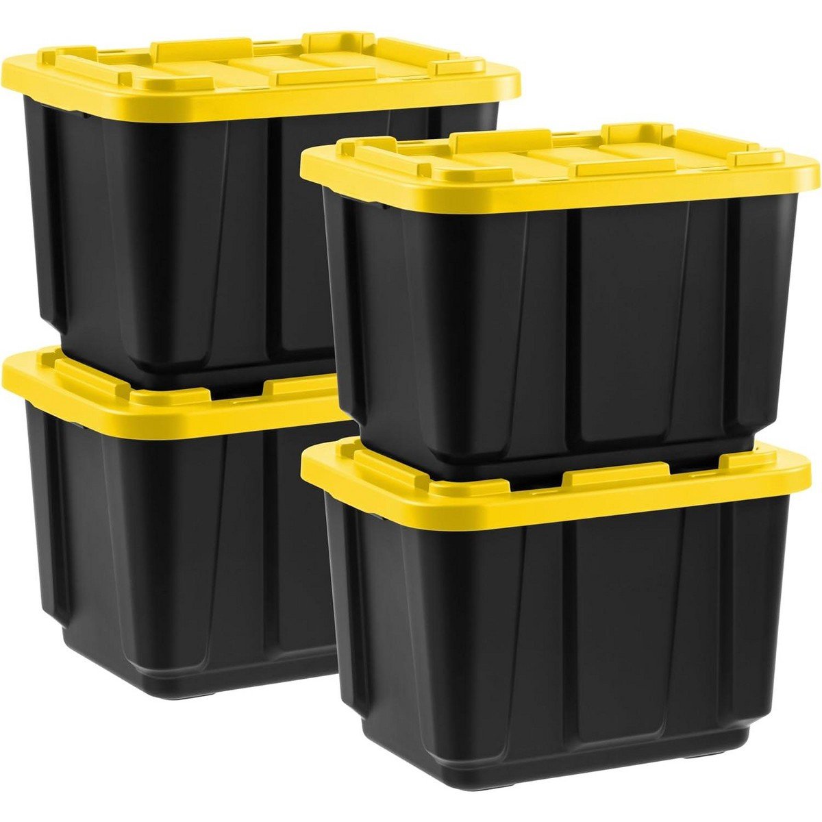 GUEST_0e63c0aa-0d17-428b-bb6f-6d0c50b389c6.jpg IRIS 11.5 Gal/46 Qt Heavy-Duty Stackable Plastic Holiday Storage Bin Tote Container with Quick Snap Lid, 4Pk - Image 1