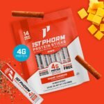 1st Phorm Sharp Cheddar Protein Mini Meat Sticks - 7oz/14ct - Image 4