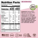 Lenny & Larry's Chewy Soft Baked Vegan, Non-GMO, High Fiber Protein Cookie - Snickerdoodle - Plant Protein - 16g Protein - 4oz/12pk - Image 6