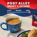 Seattle's Best Coffee Post Alley Blend Dark Roast Ground Coffee -12oz Bag: Arabica Beans, Smoke Flavor - Image 3