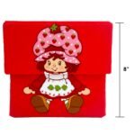 Strawberry Shortcake 8" Storage Box - Fabric Bin with Lid, Holds Toys, & More - Image 5