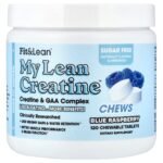 Fit & Lean My Lean Creatine™ Chews, Blue Raspberry, 120 Chewable Tablets