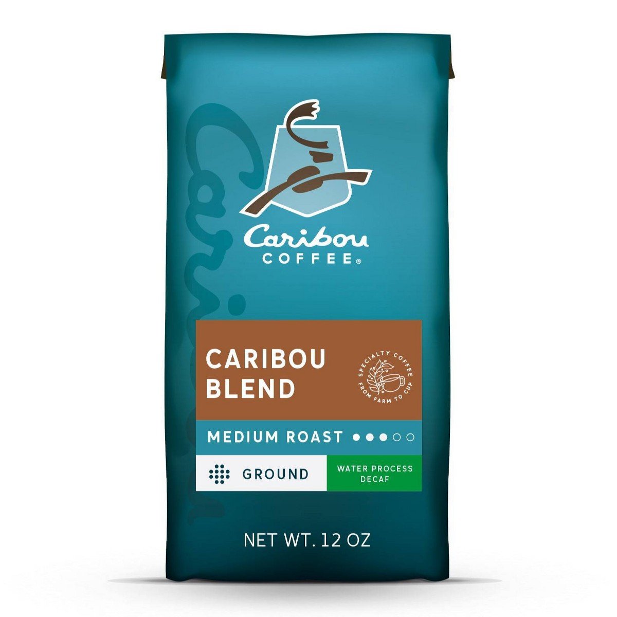 GUEST_1372c850-a6ef-45e0-890a-779da7642731.jpg Caribou Coffee Caribou Blend Medium Roast Ground Coffee - Decaf - 12oz - Image 1