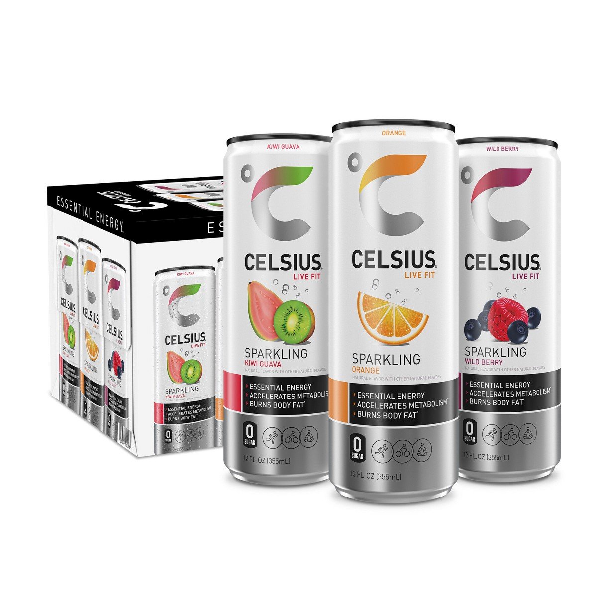 GUEST_13bb6113-0e3a-4234-abdc-7e3c642ff3ad.jpg Celsius Variety Pack Energy Drink - 12pk/12 fl oz Cans - Image 1