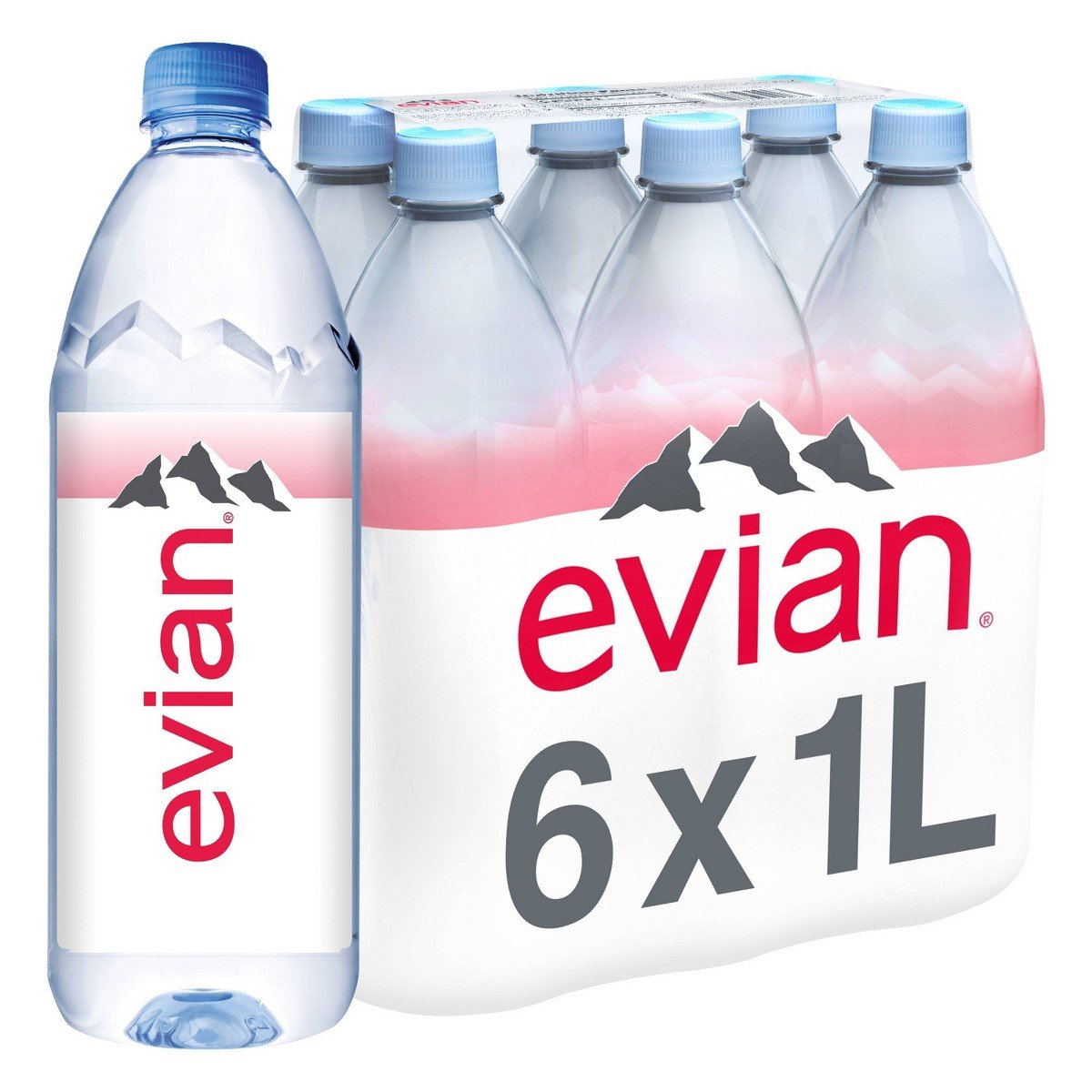 GUEST_14656b22-697a-45cc-885e-48d7966b9a0a.jpg Evian Spring Water - 6pk/33.8 fl oz Bottles - Image 1