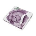Sweet Jojo Designs Fabric Storage Bins Set Peony Floral Garden Lavender Purple and Ivory - Image 4