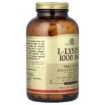 Solgar L-Lysine, Free Form, 1,000 mg, 250 Tablets - Image 4