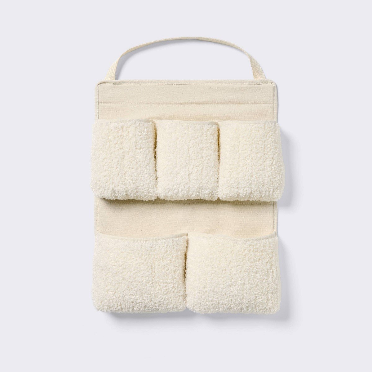 GUEST_15dce47e-966e-4dcd-8820-c59034c6fa01.jpg Boucle Wall Hanging Storage - 5 Pockets - Cloud Island™ - Image 1