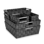 Sorbus 9 Piece Variety Size Hand-Woven Storage Baskets - for Home & Closet Organization - Image 7