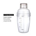Unique Bargains Removable Plastic Boba Tea Cocktail Shakers with Scale 11oz - Image 4