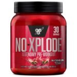 BSN N.O.-XPLODE Pre Workout Powder, Energy Supplement for Men and Women with Creatine and Beta-Alanine, Flavor: Watermelon, 30 Servings