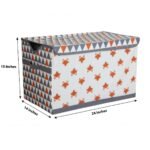 Bacati - Playful Fox Orange/Gray Storage Toy Chest - Image 2