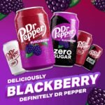 Dr Pepper Blackberry Zero Sugar Soda - 12pk/12 fl oz Cans: Caffeinated - Image 5